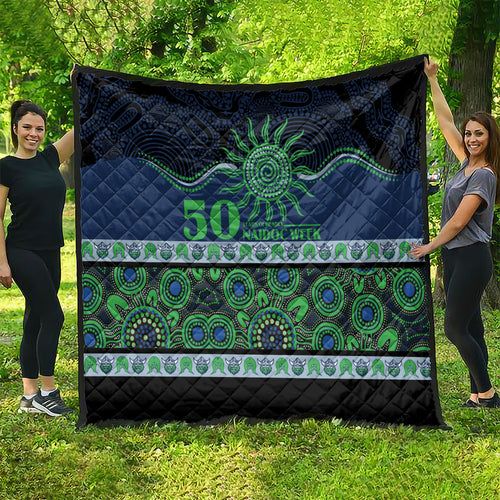 Raiders NAIDOC Week Quilt Aboriginal Torres Strait Islanders Vibe