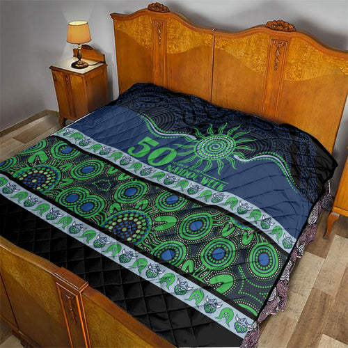 Raiders NAIDOC Week Quilt Aboriginal Torres Strait Islanders Vibe