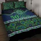 Raiders NAIDOC Week Quilt Bed Set Aboriginal Torres Strait Islanders Vibe