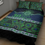 Raiders NAIDOC Week Quilt Bed Set Aboriginal Torres Strait Islanders Vibe