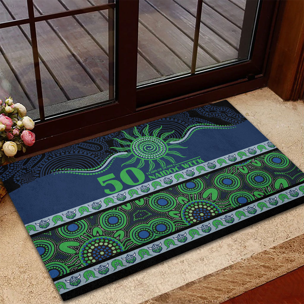 Raiders NAIDOC Week Rubber Doormat Aboriginal Torres Strait Islanders Vibe