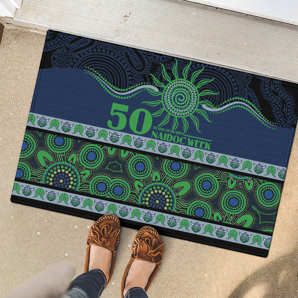 Raiders NAIDOC Week Rubber Doormat Aboriginal Torres Strait Islanders Vibe