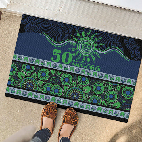 Raiders NAIDOC Week Rubber Doormat Aboriginal Torres Strait Islanders Vibe