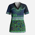 Raiders NAIDOC Week Personalised Scrub Top Aboriginal Torres Strait Islanders Vibe