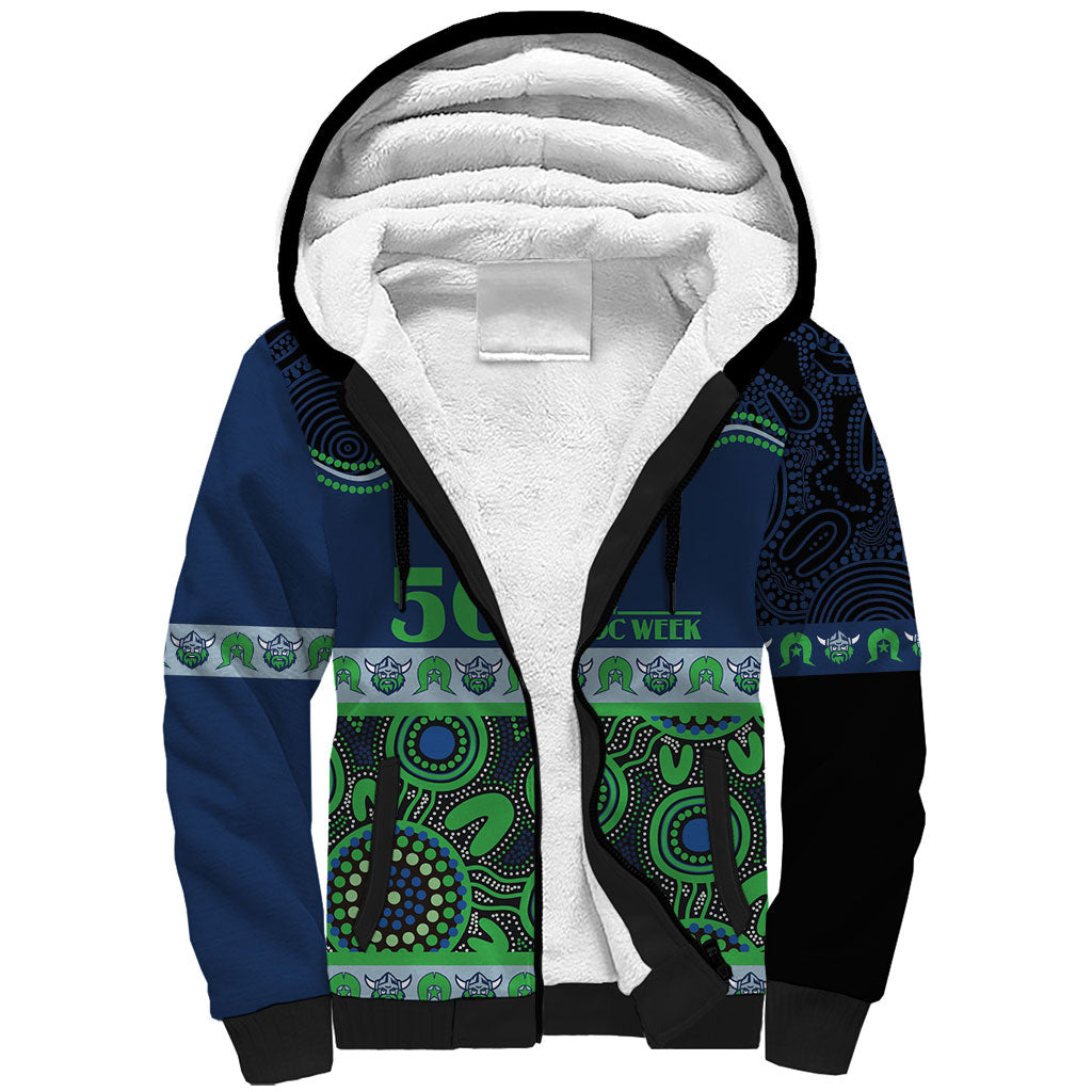 Raiders NAIDOC Week Personalised Sherpa Hoodie Aboriginal Torres Strait Islanders Vibe
