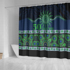 Raiders NAIDOC Week Shower Curtain Aboriginal Torres Strait Islanders Vibe
