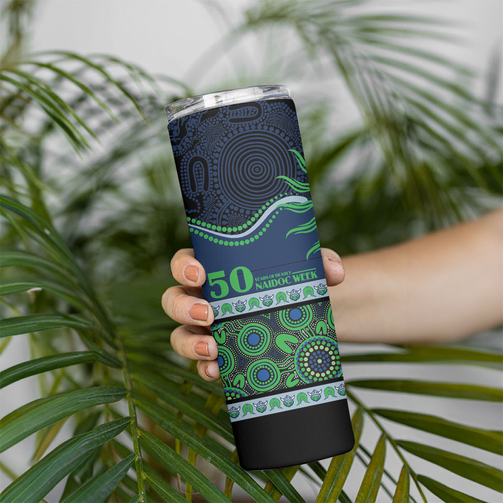 Raiders NAIDOC Week Personalised Skinny Tumbler Aboriginal Torres Strait Islanders Vibe