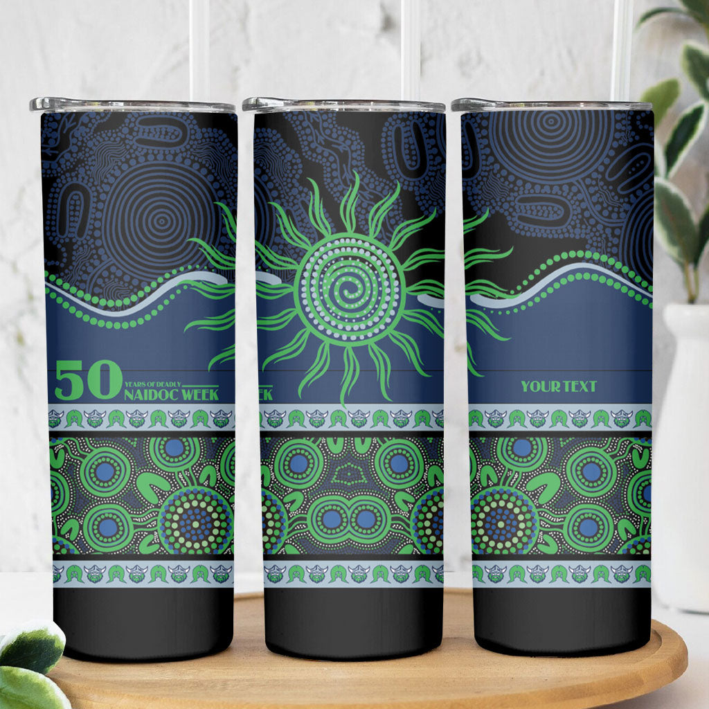 Raiders NAIDOC Week Personalised Skinny Tumbler Aboriginal Torres Strait Islanders Vibe