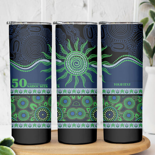 Raiders NAIDOC Week Personalised Skinny Tumbler Aboriginal Torres Strait Islanders Vibe