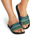 Raiders NAIDOC Week Slide Sandals Aboriginal Torres Strait Islanders Vibe