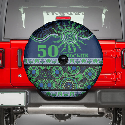 Raiders NAIDOC Week Spare Tire Cover Aboriginal Torres Strait Islanders Vibe