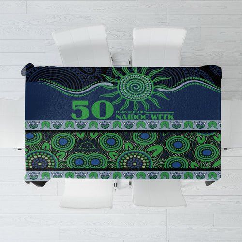 Raiders NAIDOC Week Tablecloth Aboriginal Torres Strait Islanders Vibe