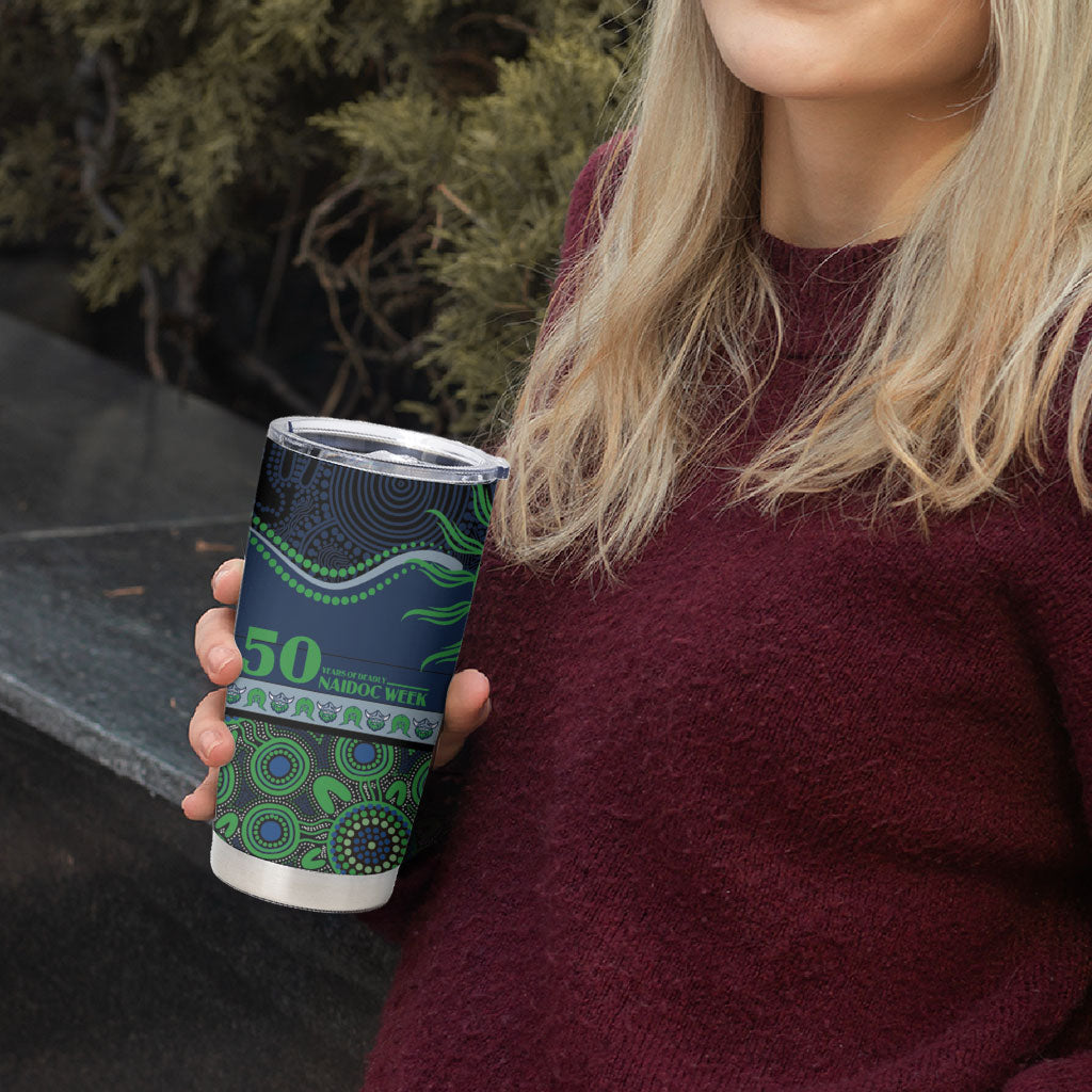 Raiders NAIDOC Week Personalised Tumbler Cup Aboriginal Torres Strait Islanders Vibe