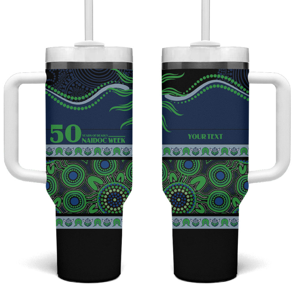 Raiders NAIDOC Week Personalised Tumbler With Handle Aboriginal Torres Strait Islanders Vibe