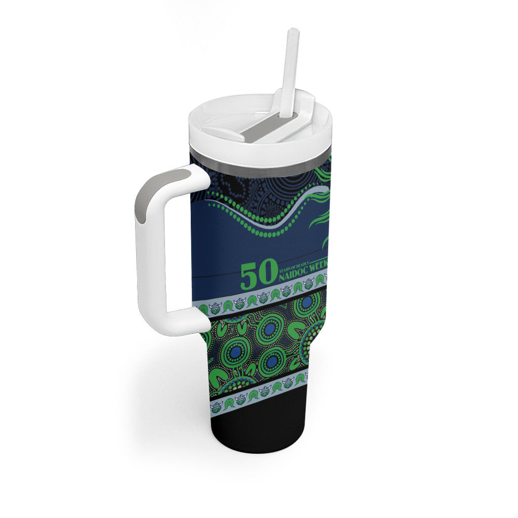 Raiders NAIDOC Week Personalised Tumbler With Handle Aboriginal Torres Strait Islanders Vibe