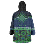 Raiders NAIDOC Week Personalised Wearable Blanket Hoodie Aboriginal Torres Strait Islanders Vibe