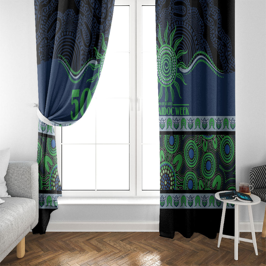 Raiders NAIDOC Week Window Curtain Aboriginal Torres Strait Islanders Vibe