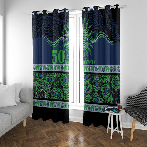 Raiders NAIDOC Week Window Curtain Aboriginal Torres Strait Islanders Vibe