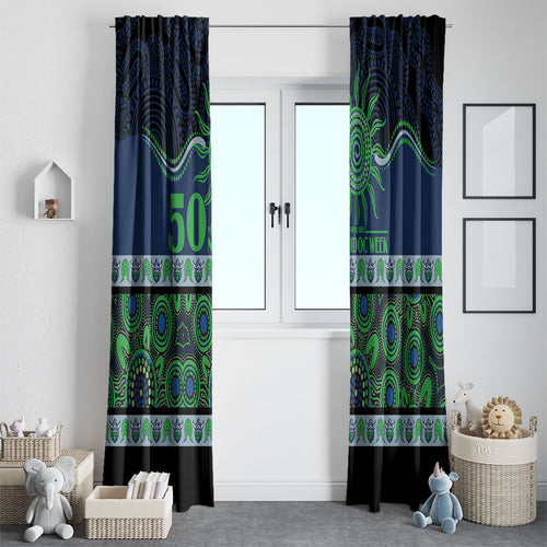 Raiders NAIDOC Week Window Curtain Aboriginal Torres Strait Islanders Vibe