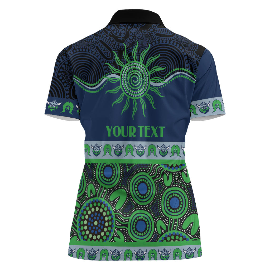 Raiders NAIDOC Week Personalised Women Polo Shirt Aboriginal Torres Strait Islanders Vibe