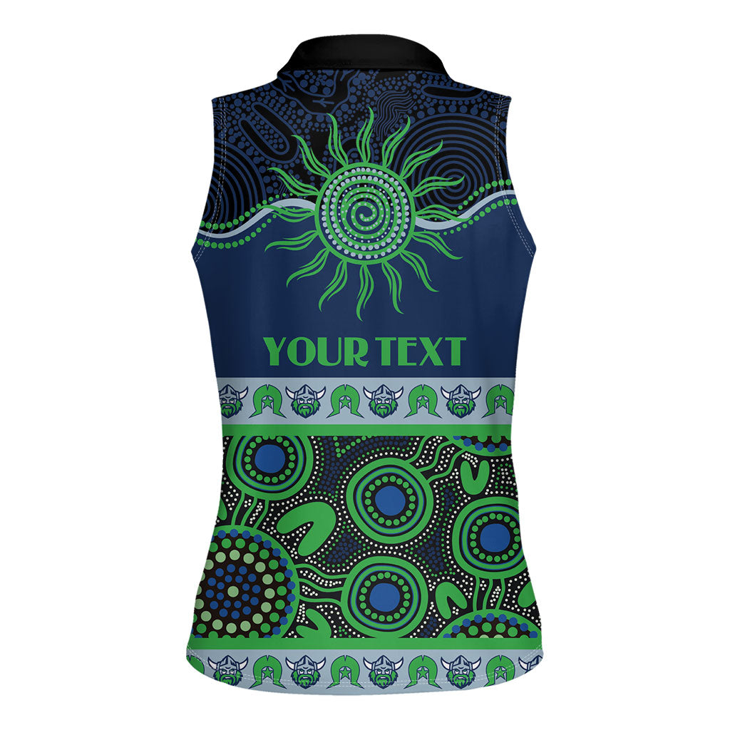 Raiders NAIDOC Week Personalised Women Sleeveless Polo Shirt Aboriginal Torres Strait Islanders Vibe
