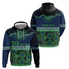 Raiders NAIDOC Week Personalised Zip Hoodie Aboriginal Torres Strait Islanders Vibe