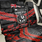 Custom Magpies Football Back Car Seat Cover ANZAC Lest We Forget
