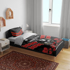 Custom Magpies Football Bedding Set ANZAC Lest We Forget