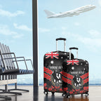 Custom Magpies Football Luggage Cover ANZAC Lest We Forget