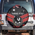 Custom Magpies Football Spare Tire Cover ANZAC Lest We Forget