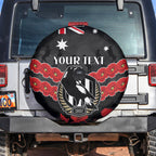 Custom Magpies Football Spare Tire Cover ANZAC Lest We Forget