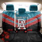 Custom Port Adelaide Power Football Back Car Seat Cover ANZAC Lest We Forget