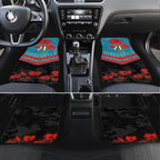 Custom Port Adelaide Power Football Car Mats ANZAC Lest We Forget