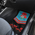 Custom Port Adelaide Power Football Car Mats ANZAC Lest We Forget