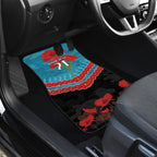 Custom Port Adelaide Power Football Car Mats ANZAC Lest We Forget