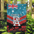 Custom Port Adelaide Power Football Garden Flag ANZAC Lest We Forget