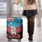 Custom Port Adelaide Power Football Luggage Cover ANZAC Lest We Forget