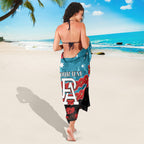Custom Port Adelaide Power Football Sarong ANZAC Lest We Forget