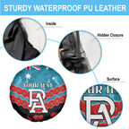 Custom Port Adelaide Power Football Spare Tire Cover ANZAC Lest We Forget