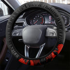 Custom Port Adelaide Power Football Steering Wheel Cover ANZAC Lest We Forget
