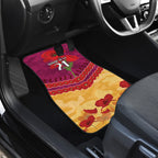 Custom Brisbane Lions Football Car Mats ANZAC Lest We Forget