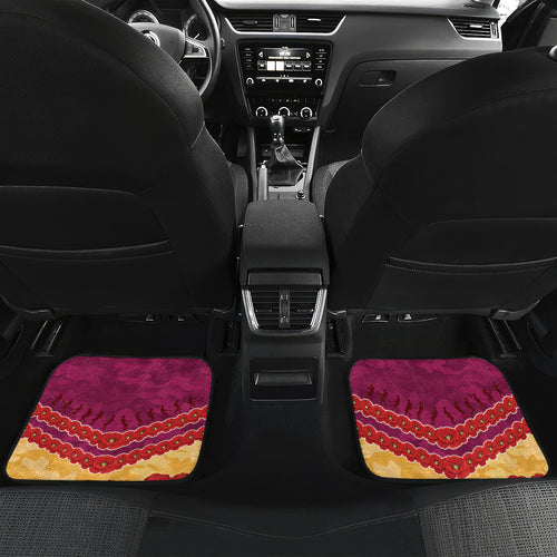 Custom Brisbane Lions Football Car Mats ANZAC Lest We Forget