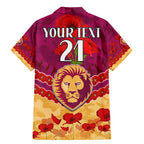 Custom Brisbane Lions Football Family Matching Mermaid Dress and Hawaiian Shirt ANZAC Lest We Forget
