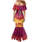 Custom Brisbane Lions Football Family Matching Mermaid Dress and Hawaiian Shirt ANZAC Lest We Forget