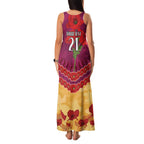 Custom Brisbane Lions Football Family Matching Tank Maxi Dress and Hawaiian Shirt ANZAC Lest We Forget