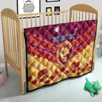 Custom Brisbane Lions Football Quilt ANZAC Lest We Forget