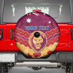 Custom Brisbane Lions Football Spare Tire Cover ANZAC Lest We Forget