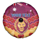Custom Brisbane Lions Football Spare Tire Cover ANZAC Lest We Forget