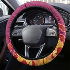 Custom Brisbane Lions Football Steering Wheel Cover ANZAC Lest We Forget