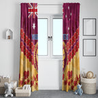 Custom Brisbane Lions Football Window Curtain ANZAC Lest We Forget